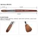 Alexnailart 4pcs Kolinsky Sable Acrylic Nail Brush Set - Red Wooden Handle, Manicure Design Pen for Acrylic Powder - Premium Quality - Buy Online on GoSupps.com