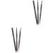 Ipetboom 2pcs 2 1 Eyebrow Brush Brow Pencil Brow Spoolie Brush Eye Brow Brush Spiral To Rotate Eyebrow Powder - Buy Online on GoSupps.com