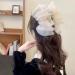 Bow Bubble Clips 2/4pcs Large Large Chiffon Bubble Bow Hair Claw Jaw Clip Hair Claw Clips for Women's Hair Accessories Claw Clip for Thick Long Hair (C(2pcs)) - Buy Online on GoSupps.com