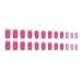 Shop Mouyou Short Square Press-On Nails - Silver Glaze White Full Cover Artificial Nails with Glue | Angular Glitter Acrylic Fingernails for Women & Girls - Buy Online on GoSupps.com