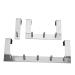 Hohopeti Over Door Towel Bar Over The Door Towel Rack Towel Hanger Over Door Metal Stainless Steel Hat Rack 21.3*12.4cm As Shown