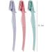 Transparent Eyebrow Trimmers - 5/10 Pack Makeup Knives & Facial Razors for Women | Effortless Hair Removal Blue Color - Buy Online on GoSupps.com