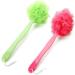 VILLCASE Long Handled Loofah Stick Body Back Scrubber Bath Sponge - Random Color - Buy Online on GoSupps.com