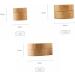 COHEALI 2 Pcs Cream Cosmetic Pot Wooden Cosmetic Jar Travel Bottles for Cosmetics Container Compact Pack - Buy Online on GoSupps.com