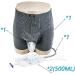 MHKGIOA Wearable Men's Urinal with Elastic Waistband & 2x 500ml Collection Bags (M) - Reusable Urine Collector - Buy Online on GoSupps.com