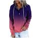 Womens Hoodies Pullover Fall Fashion Tops Graphic Loose Fitting Sweatshirts Button Down Long Sleeve Shirts with Pocket Medium Purple Button Down Womens Hoodies Pullover
