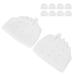 Milltrip Bunion Corrector Toe Separators - 5 Holes Hallux Valgus Corrector High Elasticity SEBS Foot Straightener (White) - International Shipping Available - Buy Online on GoSupps.com