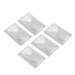 U-K Durable Processed 5pcs 3X Credit Card Shape Magnifiers Transparent Magnifier Fresnel Lens Excellent and