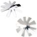 Ruluti 2 types per 9 size almond shape easy French smile cut v line tips manicure trimmer acrylic nail cutter tool kit