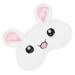 FRCOLOR 1pc White Eye Mask Rabbit Miss 1 Count (Pack of 1) White