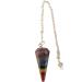 Orgonite Crystal Point Dowsing Pendulum - 100% Genuine 7 Chakra Gemstone - Handcrafted Healing Crystal Gift - Witchcraft Supplies - Buy Online on GoSupps.com