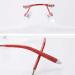 Begisa Metal Flower Carved Glasses Pads - Replacement Nose Bridge for Borderless 1-Hole Glasses - Red Spare Parts - Buy Online on GoSupps.com