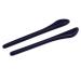 Rijpex glasses bone ear bracket holder 2 pairs of glasses end tips ear socks pipe replacement for thin metal glasses dark blue