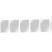 Beaupretty 5 Sets makeup palette foundation cosmetic pigment mixing plate art painting scar wax makeup nail tools makeup mixing tray with spatula Concealer essentials Stainless steel