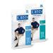 Jobst forms Explore - Men's compression stockings knee socks |KKL1 |Regular |Anthracite |I |Travel socks |Commercial socks |With cotton and integrated carbon fibers