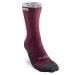 Injinji Women's Liner + Hiker Crew Socks Medium-Large Maroon