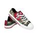 FOCO womens Nfl Camo Low Top Canvas Sneakers Shoes 9 Camo