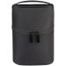 Lmoikesz Round Bag Storage Solid Spacious Travel Organizer for Toothpaste Toothbrush and Skincare Black & Red - Buy Online on GoSupps.com