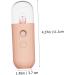 The face face humidifier Mist Sprayer Pink Sprayer Hydrating Instrument Nano Facial Mister Handheld Charge humidifier face Mister Sprayer Spray Cool Mist Sprayer - Buy Online on GoSupps.com