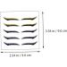 FOMIYES 12 Pcs Eyeliner Eye Line Sticker Eye Makeup Stickers Double Eyelid Tapes Applique Flash 1 count (Pack of 1) Assorted Colorx2pcs - Buy Online on GoSupps.com
