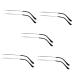 IPLUSMILE 5 pairs of glasses accessories metal glasses brick spare glasses Schnapps glass sunglasses universal glasses replacement bar glasses.