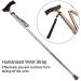 Foldable Walking Cane for Men Women Wooden Handle Foldable Elderly Safety Walking Stick Guide Blind Cane Crutch Bronze Folding Cane Innovate - Buy Online on GoSupps.com