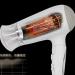 ADITAM 1200W Professional Ionic Portable Folding Hair Dryer Ceramic Tourmaline Blow Dryer with Comb Attachment Compact Small Size Lightweight for Travel Quiet Mini Hairdryer Double The Comfort - Buy Online on GoSupps.com