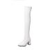 Overknee boots women sexy stretch high boots with block heel sock boot winter boots women high heels long boots elegant shoes comfort winter warm women shoes 35 EU