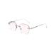 Women's Fashion Rimless Blue Light Blocking Reading Glasses Tinted Lenses Computer Readers Anti Glare Glasses(Couleur:Silver Grandeur:2.0x)