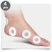 Healifty Corn Cushions Toe Pad - Self Adhesive Callus Cushions - Foam Corn Pads for Foot Care - Toe Protectors (White, 4Pcs) - Buy Online on GoSupps.com
