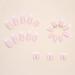 Buy Light Pink Almond-Shaped Press-On Nails | Medium Length Acrylic Nails with Glitter Sequins | 24PCS Full Cover Shiny Fake Nails - Kquee Nest - Buy Online on GoSupps.com