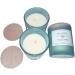 Shop Beautiful Aromatherapy Candles for Mother's Day - 3 Soft Scented Balance Equilibre Candles with Wood Lid in Teal Green - Buy Online on GoSupps.com