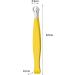 AWHAO Universal Tweezers for Trimming Nose Hair Round Tip Tweezers Precise Professional and Safe Nose Hair Tweezers Yellow with Pouch - Buy Online on GoSupps.com