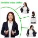 Straightener Back Corrector Posture Corrector upper Shoulder Back Support Brace Belts slouch Corrector For Women Man Pain Relief Maintaining Right Black Black XL - Buy Online on GoSupps.com