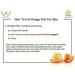 ORGANIZE RAINTECH HERBALS Organic Orange Peel Powder for Skin Glowing Face Pack 100 Grams - Buy Online on GoSupps.com