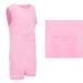SpecialKids.Company Popper Vest Sleeveless Bodysuit with Crouch Snap Button & Tube Access Adaptive Clothing for Children with Special Needs Supersoft Cotton Elastane Fabric By Kaycey 5-6 Years Pink