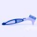 Persdico Eco-Friendly Denture Toothbrush Double Brush Head Soft Non-Slip Handle for Effective Cleaning - Buy Online on GoSupps.com