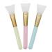 3 PCS Silicone Face Mask Brush Mask Beauty Tool Soft Silicone Facial Mud Mask Applicator Brush Hairless Body Lotion And Body Butter Applicator Tools