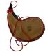 Sammi Leather Latex Lined 1L Traditional Spanish Bota Bag with Braided Shoulder Strap - Brown - Buy Online on GoSupps.com