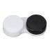 Portable Contact Lens Storage Box - Black & White Mini Case for Easy Travel | Soft Contact Lenses Organizer - Buy Online on GoSupps.com