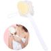 2pcs Healeved Back Scrubber Brushes with Handle - Soft Body Loofah for Shower Massage - Buy Online on GoSupps.com