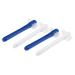 Homsfou 4 pieces double -headed toothbrush double -sided prosthesis brush double -sided toothbrush denture brushes denture brush tools toothbrushes dentures prosthesis prosthesis cleaner