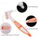 Chargenyang Denture Brush Dual Head Toothbrushes Hard Denture Cleaning Brush Denture Toothbrush Cleaning Brush False Teeth Brush Toothbrush(3PACK) - Buy Online on GoSupps.com