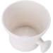 Foam Shaving Cream Bowl ABS 11x11x8cm - White | Shaving Soap Bowl for Men's Beard Cleaning at Barber Salon or Personal Use - Buy Online on GoSupps.com