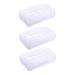 Hohopeti 3pcs Egg Tray Egg Storage Unit Egg Holder Refrigerator Containers White Egg Plate Egg Case re-usable White 25*15.5*7.2cm