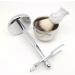 Crody Simplicity Men's Shaving Brush Set - Synthetic Brush with Bowl Holder - Perfect for Razor & Cream - 2.9x6 inches - Silver - Buy Online on GoSupps.com
