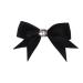 Hair Barrettes for Women Women Black Bow Hair Clip Side Edge Clip Headpiece(1pcs) 1 count (Pack of 1) Black