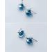 S925 Ongle Champignon Blanc Femme Style Art Cor en Mode Mignon Plan te Bleue Ciel toil Douxune Paire LJBLEUSK - Buy Online on GoSupps.com