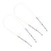 JECOMPRIS 2pcs mask anti-drop chain shot glasses lanyard beads face mask man glasses chain artificial pearl