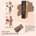 4 Colors Liquid Contour Beauty Wand Set - Contour, Blush & Highlighter Stick with Cushion Applicator for Easy Blending - Long Lasting Matte Finish - Buy Online on GoSupps.com